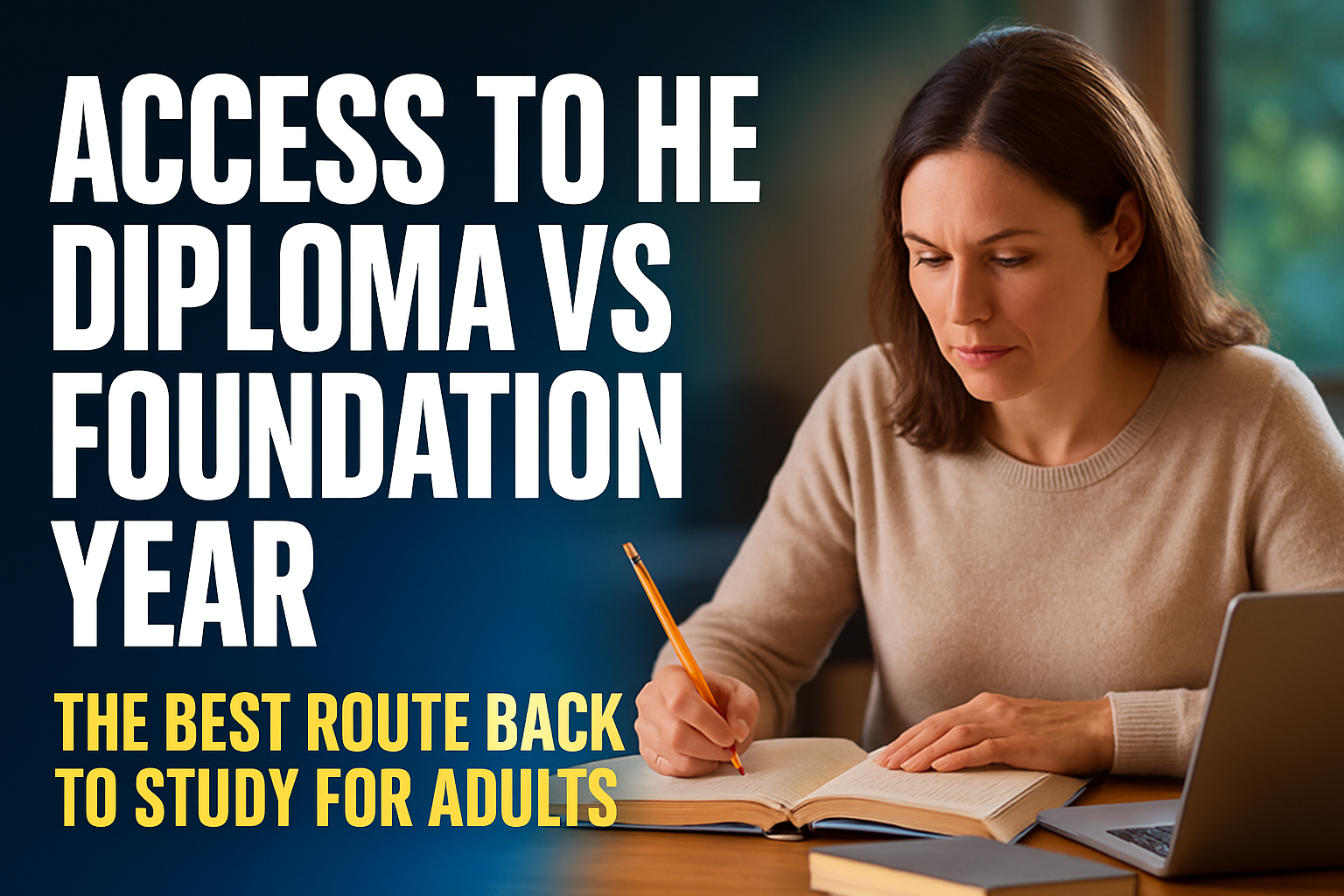 Access to HE Diploma vs Foundation Year: The Best Route Back to Study for Adults
