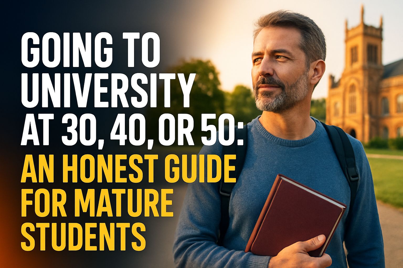 Going to University at 30, 40, or 50: An Honest Guide for Mature Students