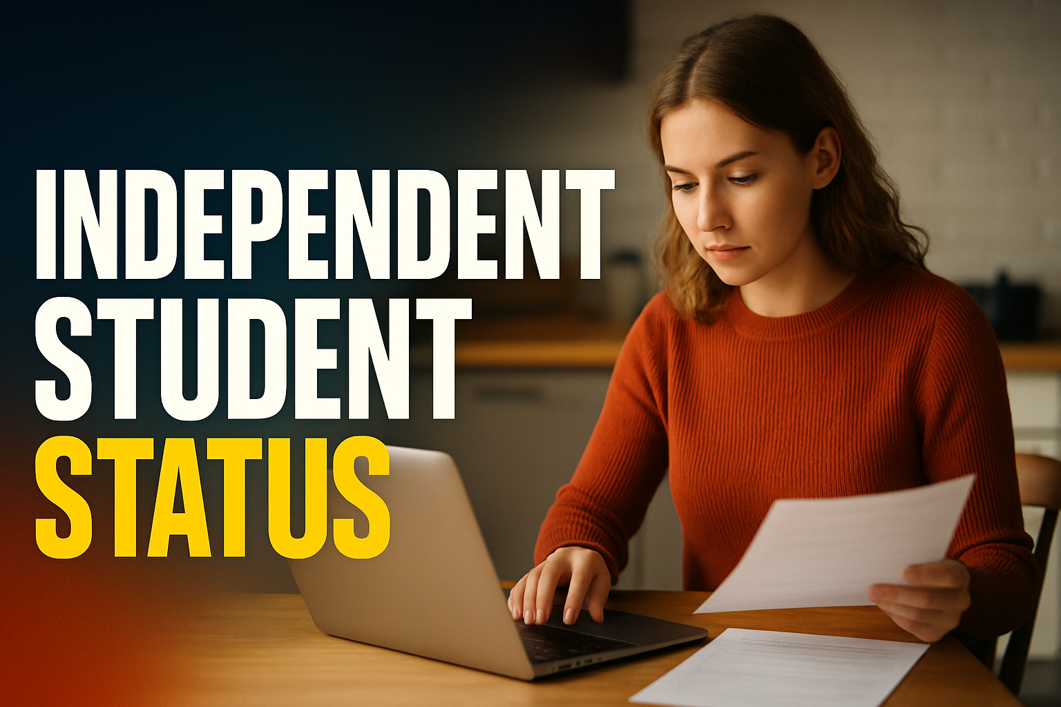 Independent Student Status: SFE 2026/27